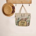 Load bearing 100kg linen jute shopping bag wholesale